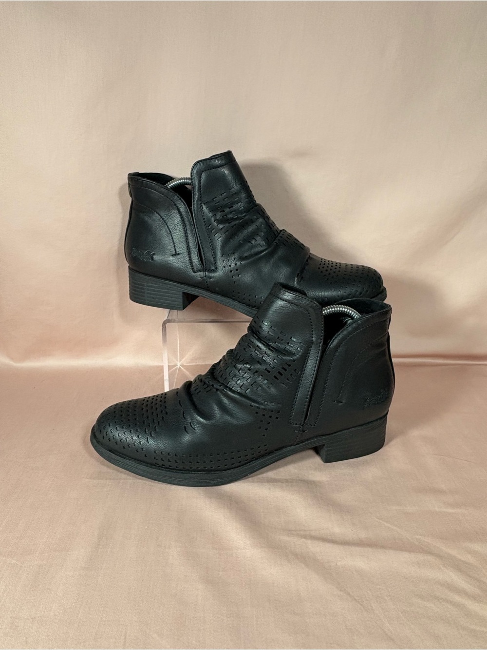 Blowfish Malibu Venom Black Vegan Women's Booties Size 10